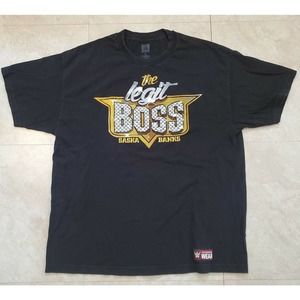 WWE Official Sasha Banks Wrestler Legit Boss Wrestling NXT Tee T Shirt Size XL